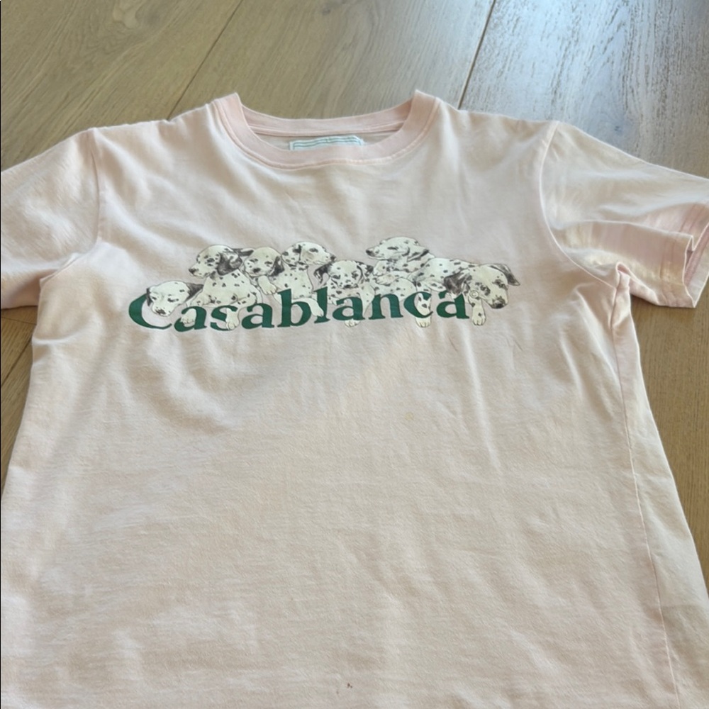 CASABLANCA
Dalmatian Logo-print T-shirt In Pink